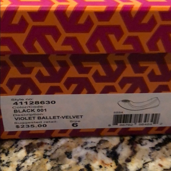 Tory Burch velvet bling flats ! - Picture 3 of 5